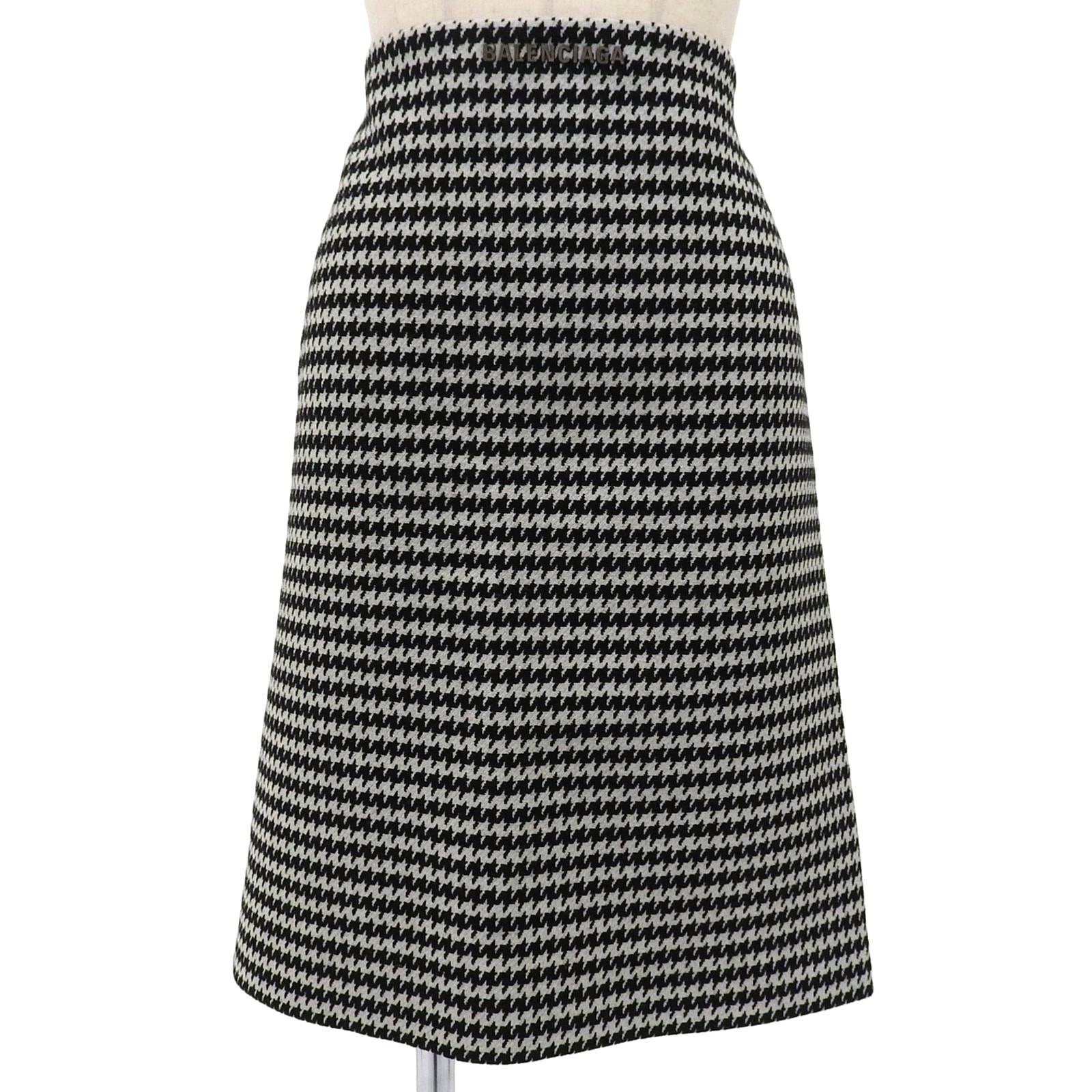 極美品 バレンシアガ タイトスカート ブラック レディース 36 528505