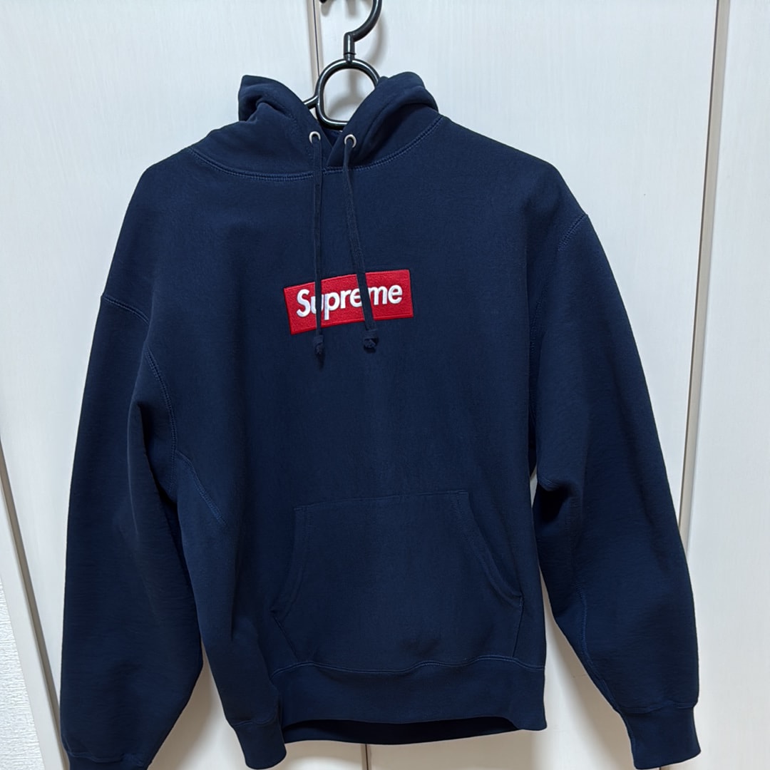 Supreme Box Logo Hooded Sweatshirt "Navy" (24FW)