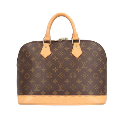 ルイヴィトン アルマ モノグラム ハンドバッグ モノグラムキャンバス M51130 ブラウン レディース LOUIS VUITTON 中古