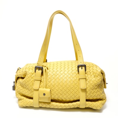 ボッテガヴェネタ BOTTEGAVENETA イントレチャート ショルダーバッグ【中古】