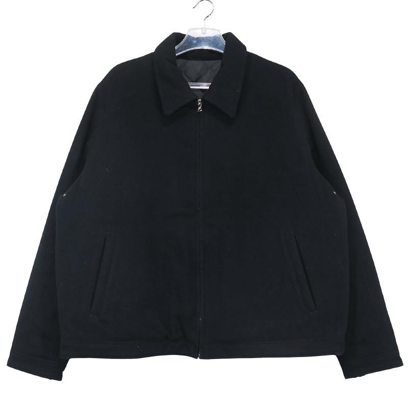 SOPHNET. ソフネット 23AW WOOL MOSSER SINGLE RIDER'S JACKET SOPH-232019 ウール モッサー シングル ライダース ジャケット ブラック アウター サイズM