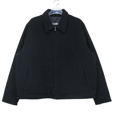 SOPHNET. ソフネット 23AW WOOL MOSSER SINGLE RIDER'S JACKET SOPH-232019 ウール モッサー シングル ライダース ジャケット ブラック アウター サイズM
