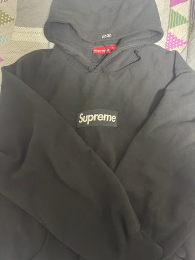 Supreme Box Logo Hooded Sweatshirt "Black" (23FW)