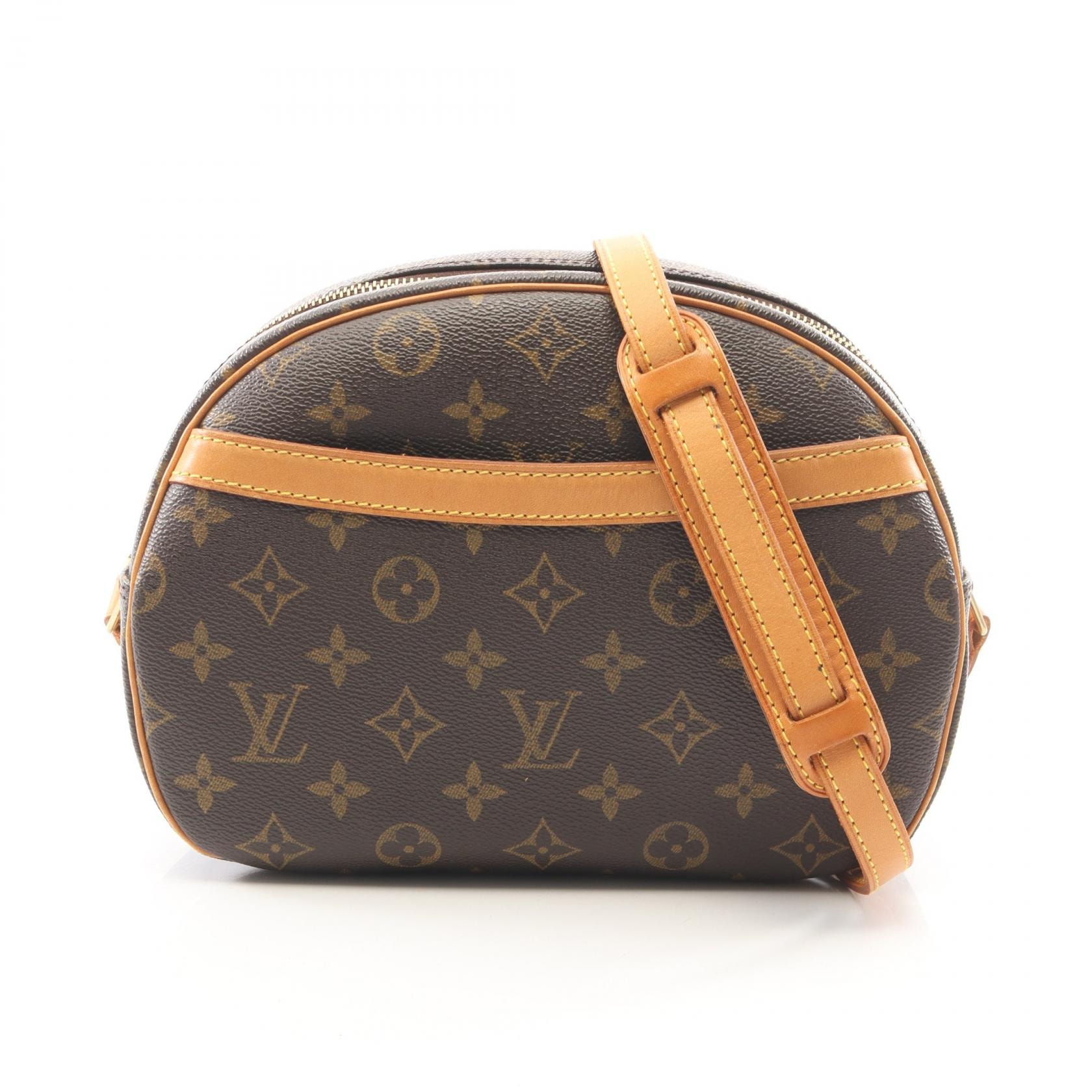 ルイ・ヴィトン LOUIS VUITTON ブロワ モノグラム ショルダーバッグ バッグ PVCコーティングキャンバス レザー レディース ブラウン系 M51221 【中古】
