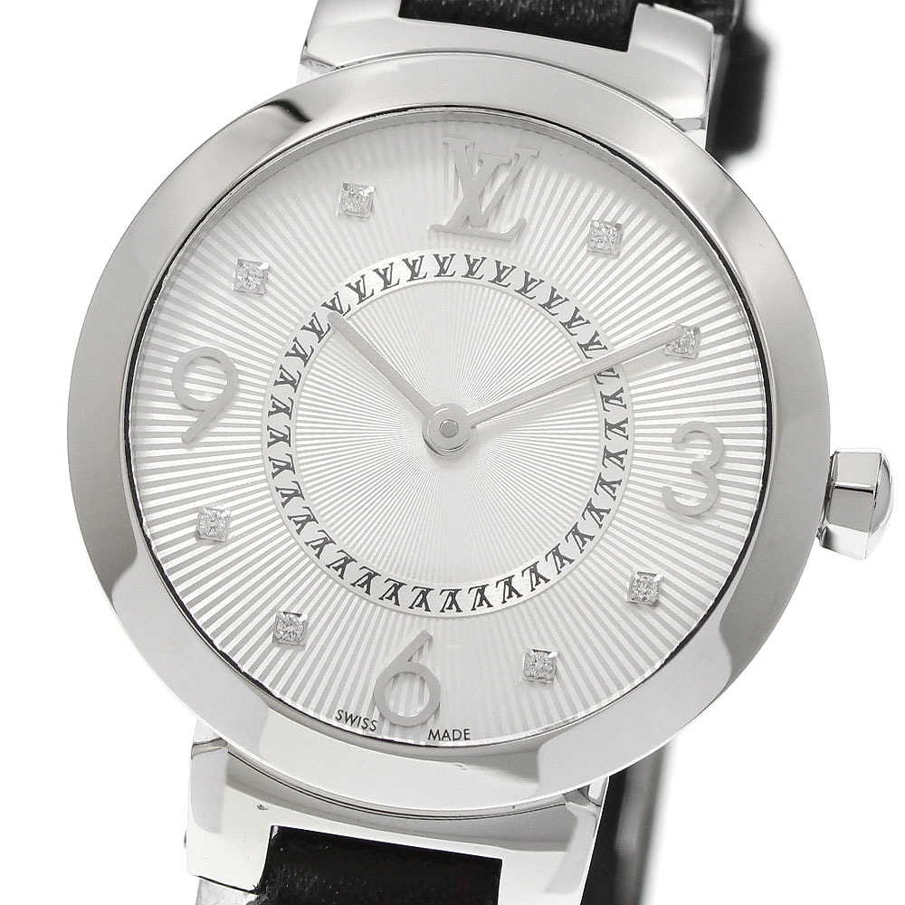 ☆良品 ルイ・ヴィトン タンブール スリム Q12MG レディース 【中古】