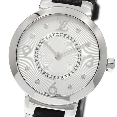 ☆良品 ルイ・ヴィトン タンブール スリム Q12MG レディース 【中古】