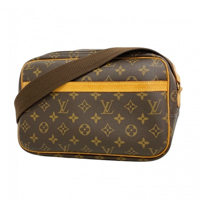 ★最終価格【6da0686】ルイヴィトン ショルダーバッグ モノグラム リポーターPM M45254 ブラウン【中古】レディース