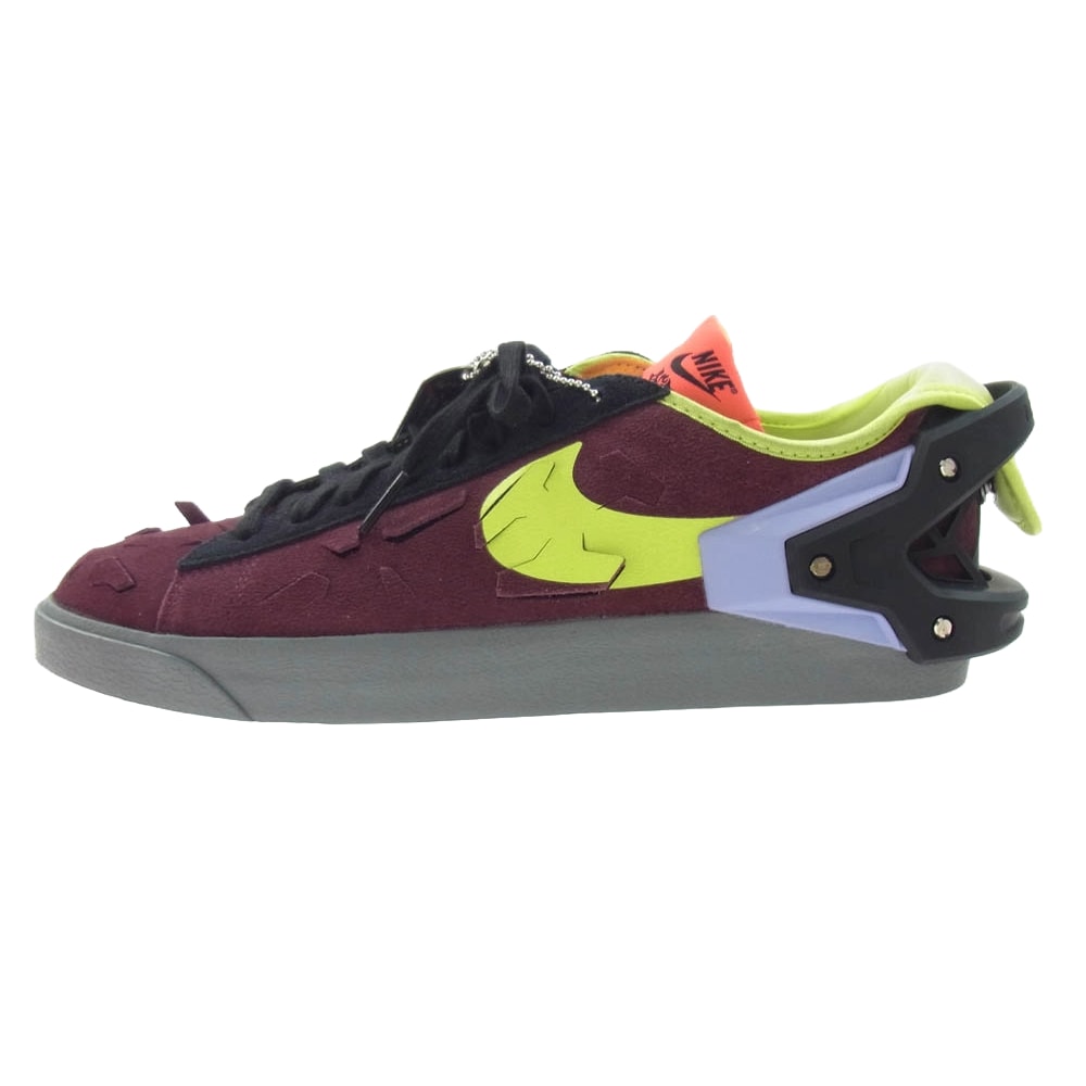 NIKE ナイキ スニーカー DN2067-600 × ACRONYM アクロニウム Blazer Low Night Maroon ブレーザー ロー ナイト マルーン スニーカー ワインレッド系 マルチカラー系 27cm【美品】【中古】