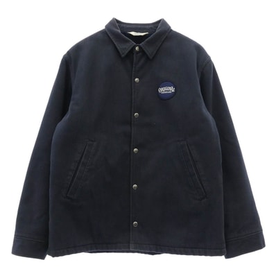 TENDERLOIN テンダーロイン ジャケット 15AW T-COACH JKT PIQUE ロゴワッペン コーデュロイ ボア コーチジャケット ネイビー系 XL【中古】