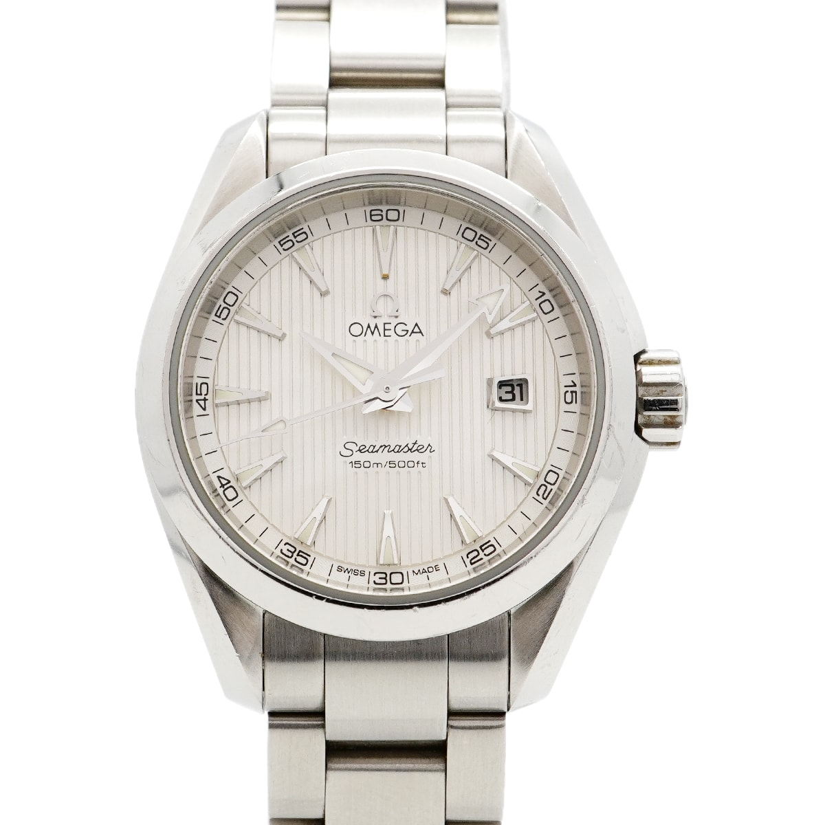 ★最終価格★SALE【6wcb0172】オメガ シーマスター 231.10.30.61.02.001 シルバー文字盤【中古】腕時計 レディース