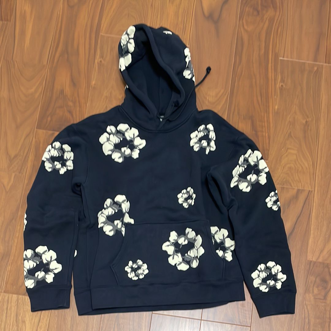 DENIM TEARS x CACTUS PLANT FLEA MARKET Wreath Hoodie "Black"