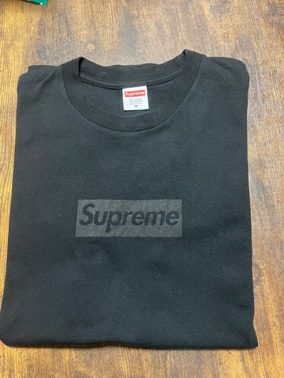 Supreme Tonal Box Logo Tee "Black"