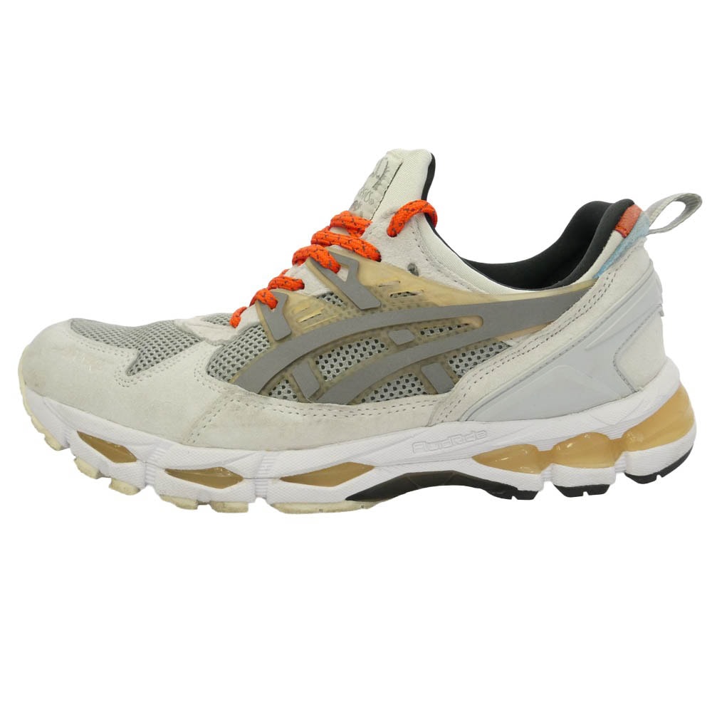 asics アシックス 1201A459-020 × Awake NY アウェイクニューヨーク Gel-Kayano Trainer 21 ゲルカヤノ トレーナー ローカット スニーカー オフホワイト系 グレー系 27cm【中古】