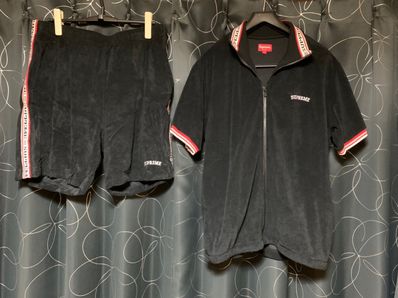 Supreme x HYSTERIC GLAMOUR Velour Short "Black"