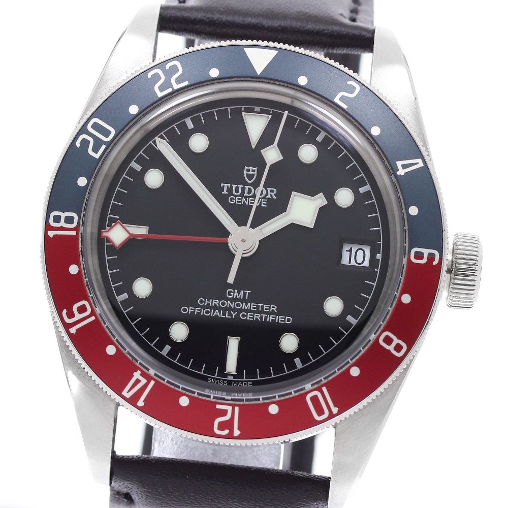 ☆良品 チュードル ブラックベイ GMT 79830RB メンズ 【中古】