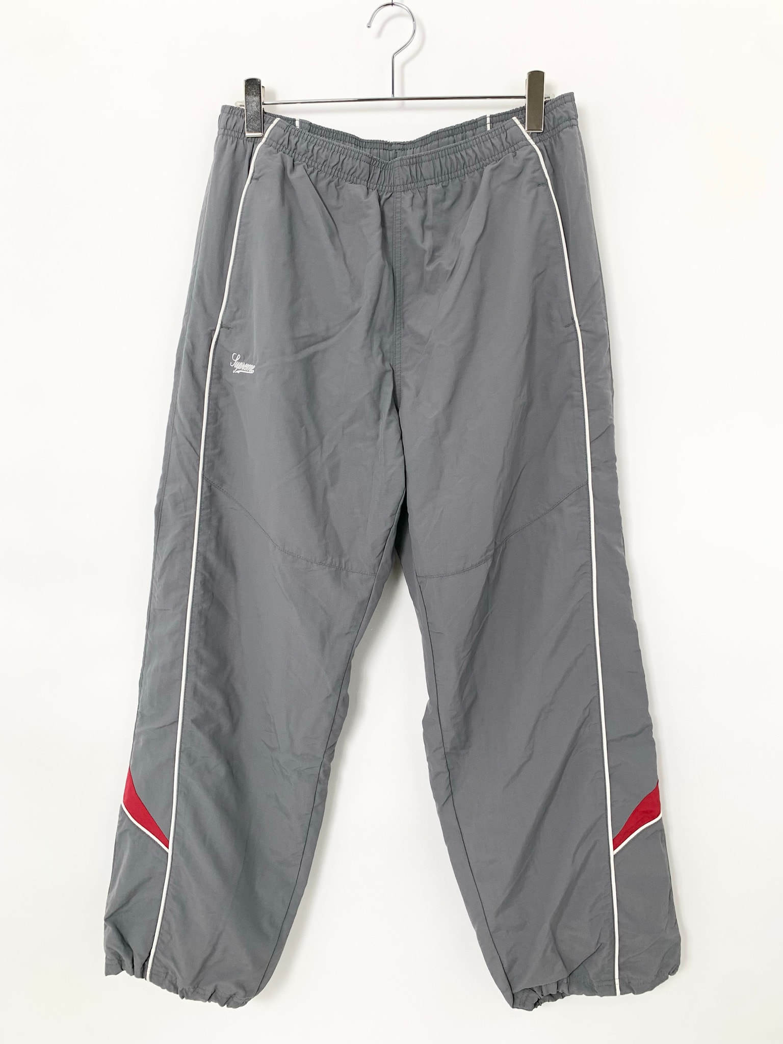 Supreme Contrast Piping Track Pant "Grey"