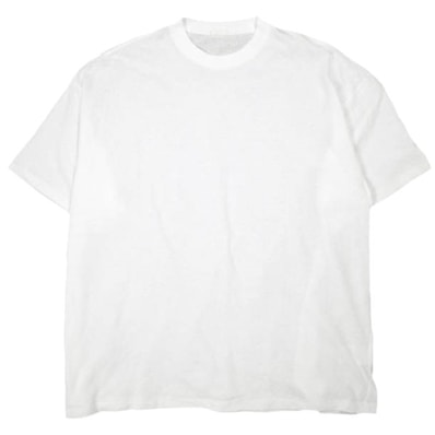 COMOLI コモリ 25SS 日本製 コットンメッシュ半袖Tシャツ B01-05036 3 WHITE トップス g24673