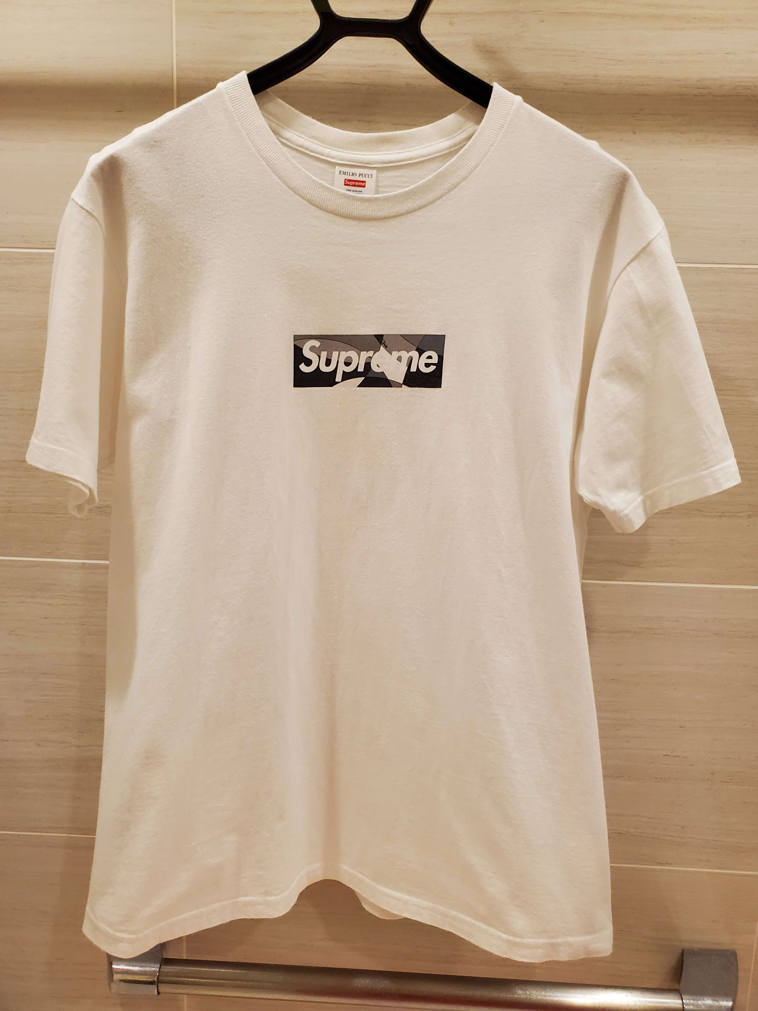 Supreme / Emilio Pucci® Box Logo Tee "White/Black"