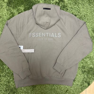 FEAR OF GOD ESSENTIALS Pull-Over Hoodie "Moss"
