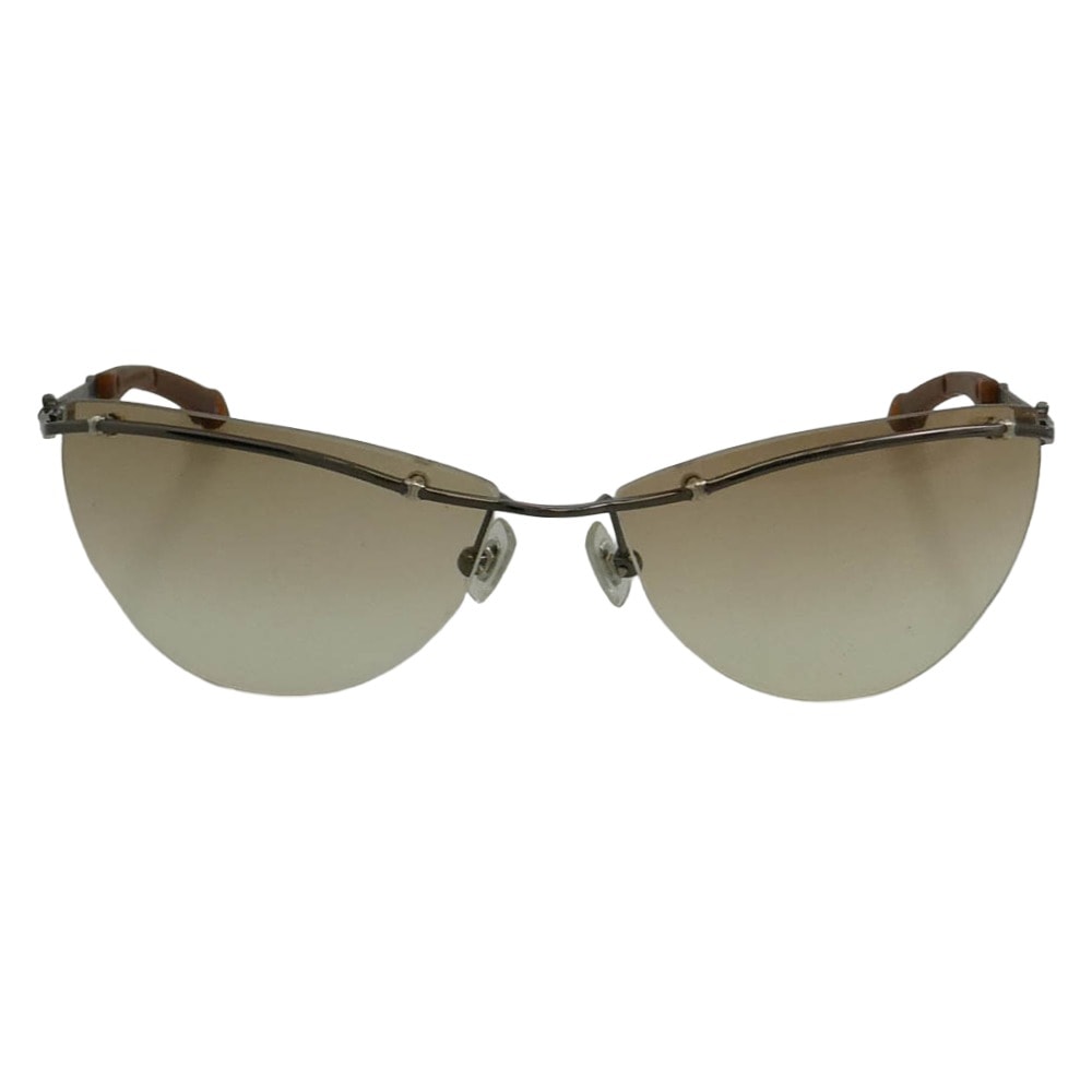 CHROME HEARTS クロムハーツ(原本無) FLAMING フレイミング サングラス アイウェア ブラウン系【中古】