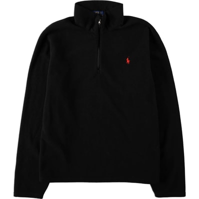 古着 ラルフローレン Ralph Lauren POLO RALPH LAUREN PERFORMANCE ハーフジップ フリースプルオーバー メンズL相当/eaa685760