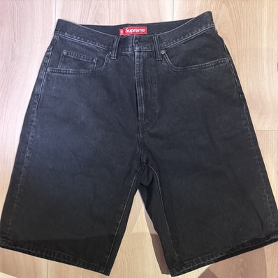 Supreme Baggy Denim Short (26SS) "Black"