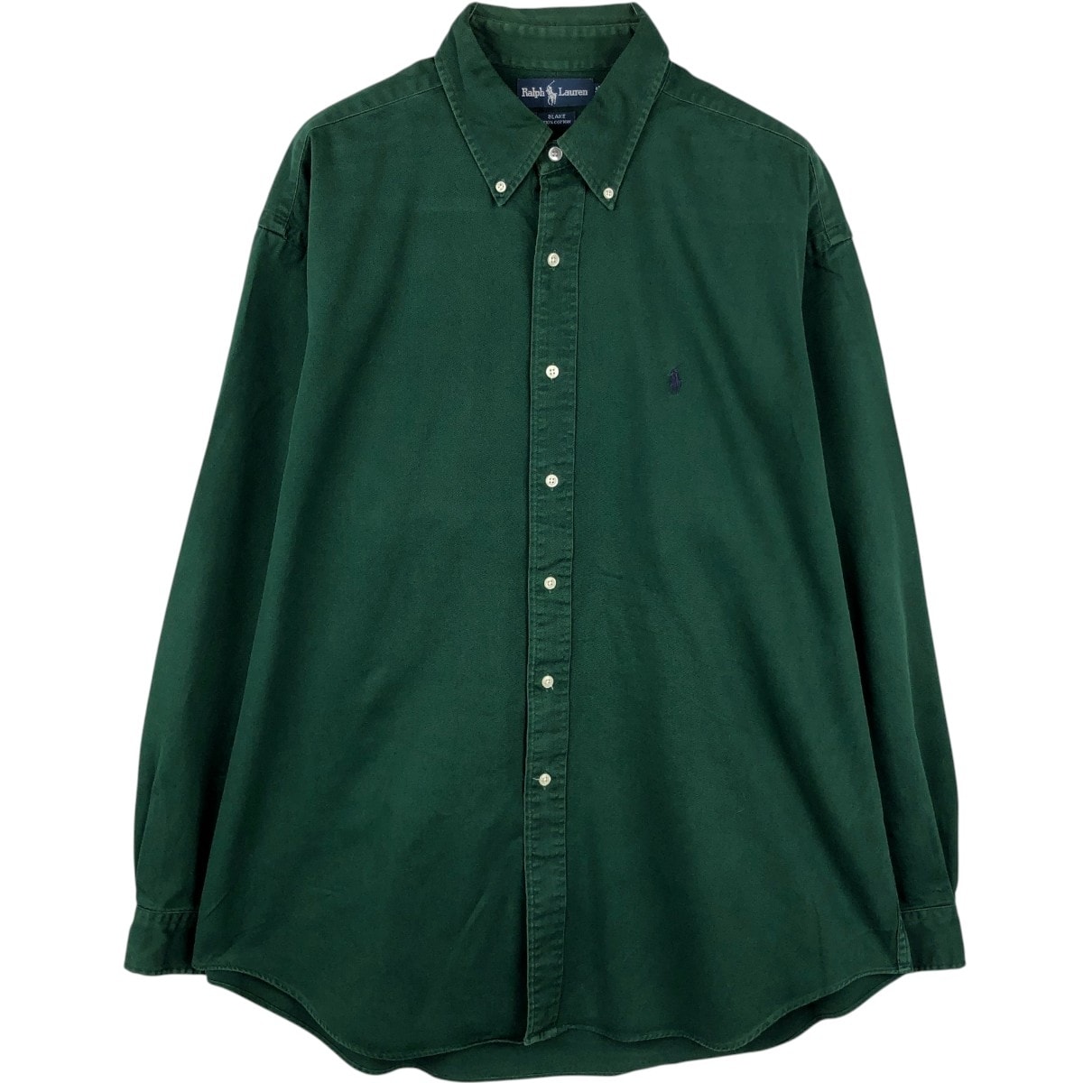 古着 ラルフローレン Ralph Lauren BLAKE 長袖 ボタンダウンシャツ メンズXL相当/eaa669032