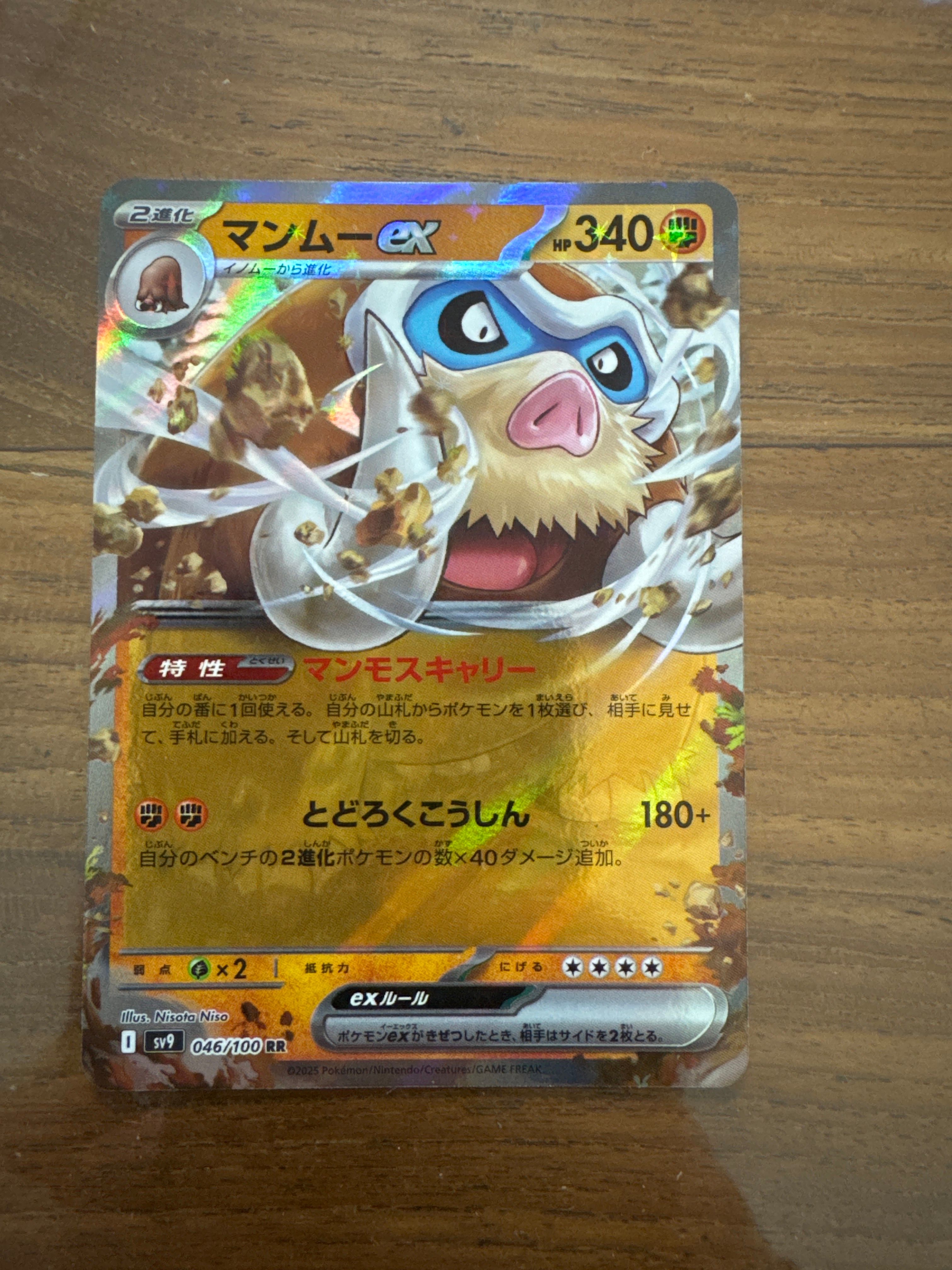 マンムーex RR [SV9 046/100](拡張パック「バトルパートナーズ」)