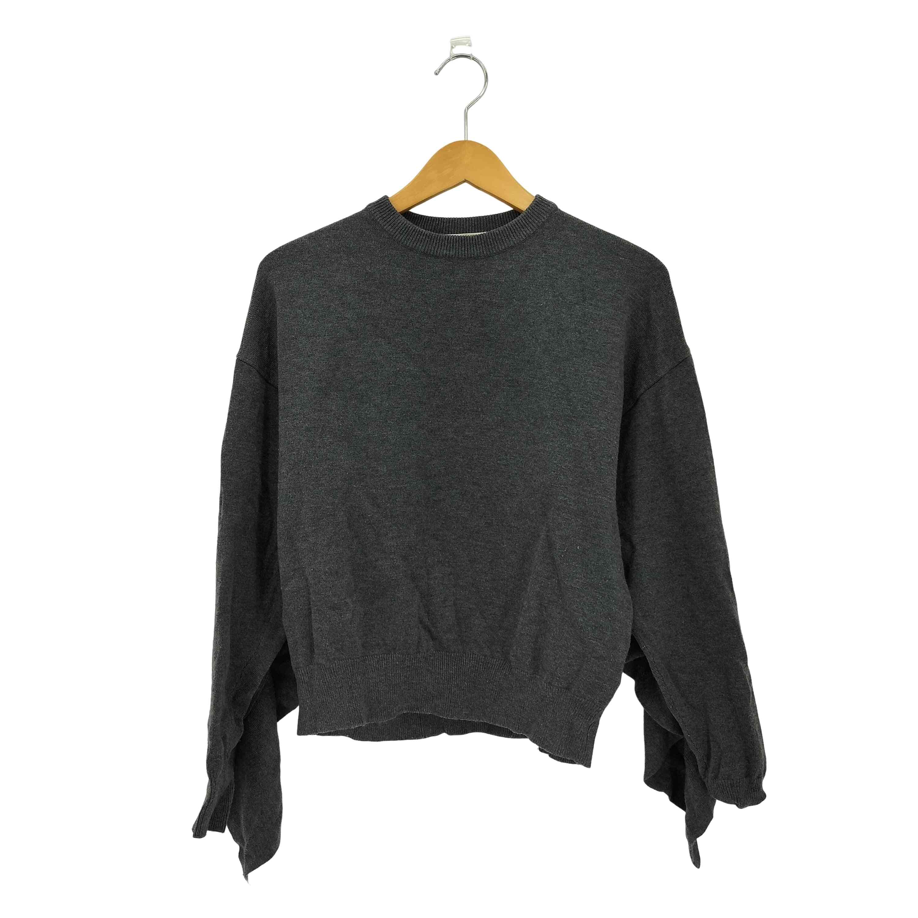 BACK FRILL KNIT TOPS  バックフリルニットトップス【1141143472893】