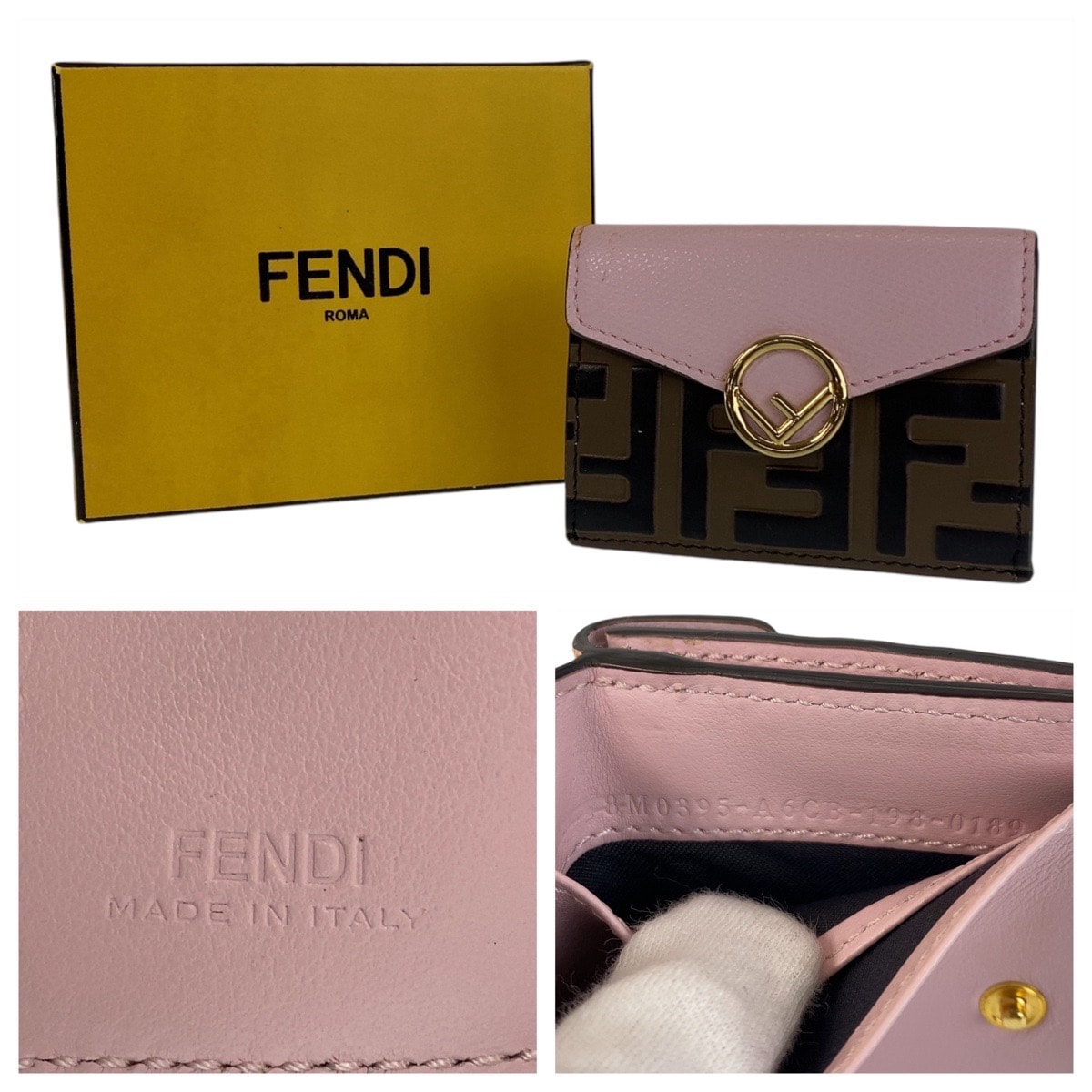 B (目立った傷や汚れなし)】FENDI フェンディ ズッカ エフイズ