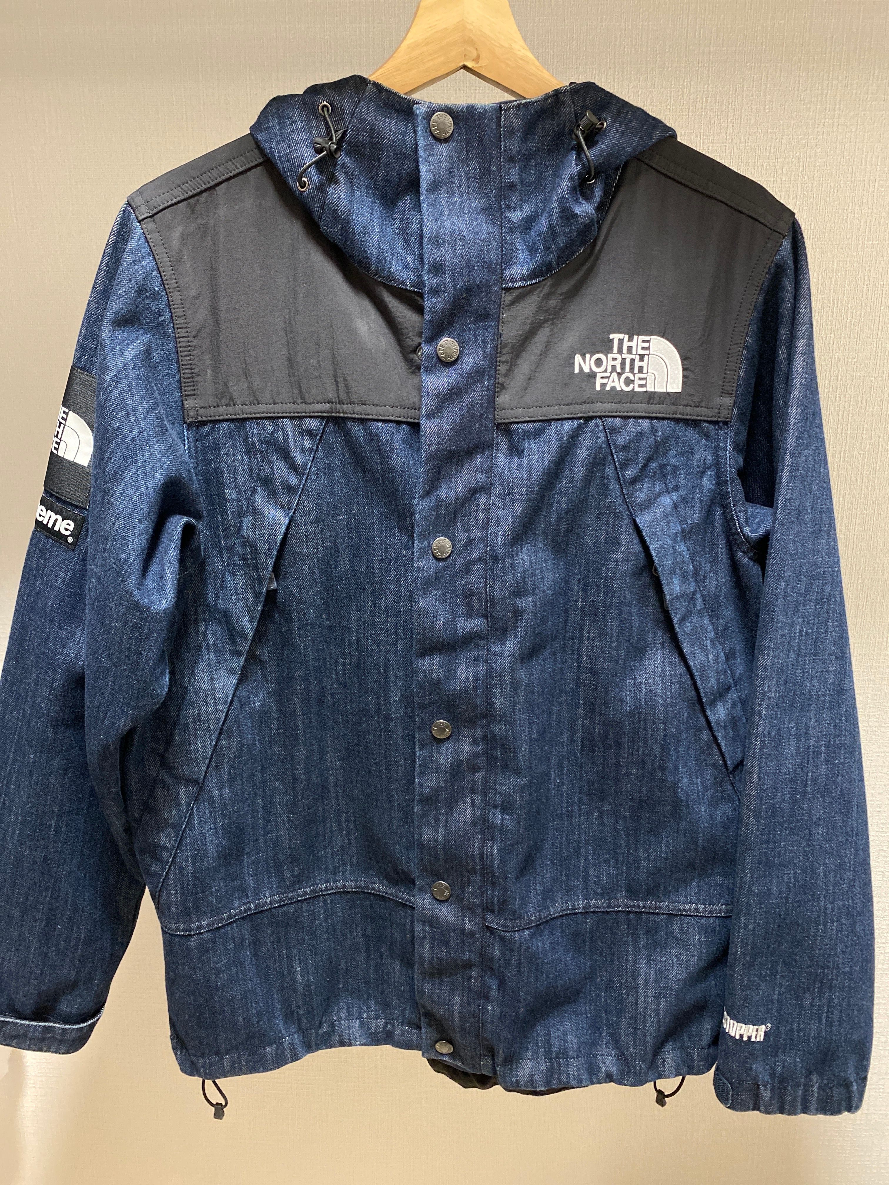 Supreme The North Face Denim Dot Shot Jacket "Denim"