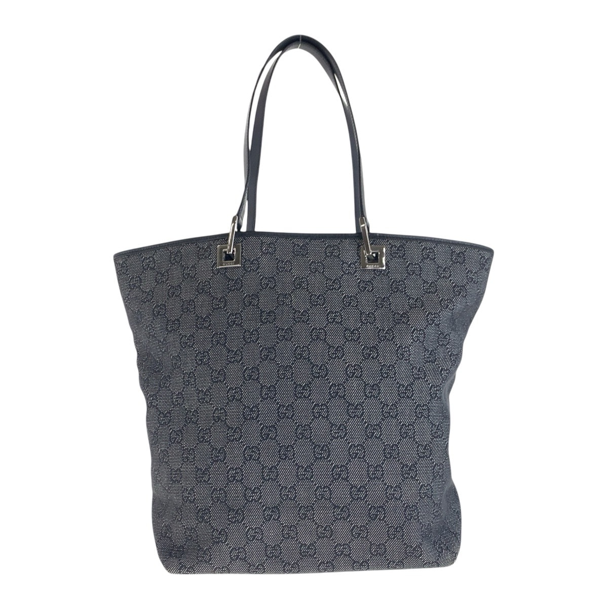 美品 GUCCI グッチ ブラック 黒 GGキャンバス レザー/ トートバッグ ショルダーバッグ 506091 【中古】