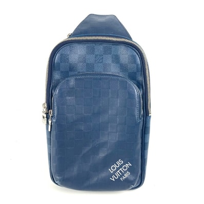 Louis Vuitton Avenue Slinbag Damier Infini and Damier Graphite "Blue Sapphire"