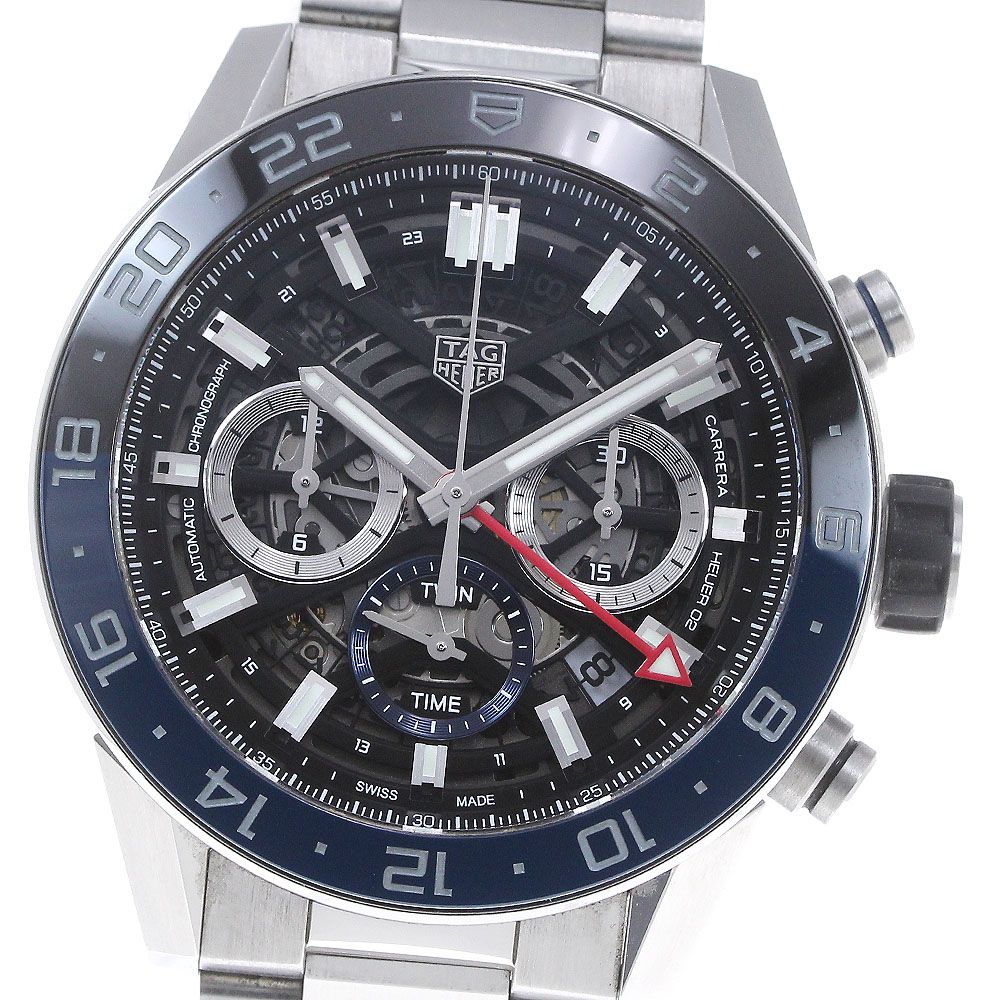 ☆良品 タグホイヤー カレラ キャリバーHeuer02 メンズ 【中古】