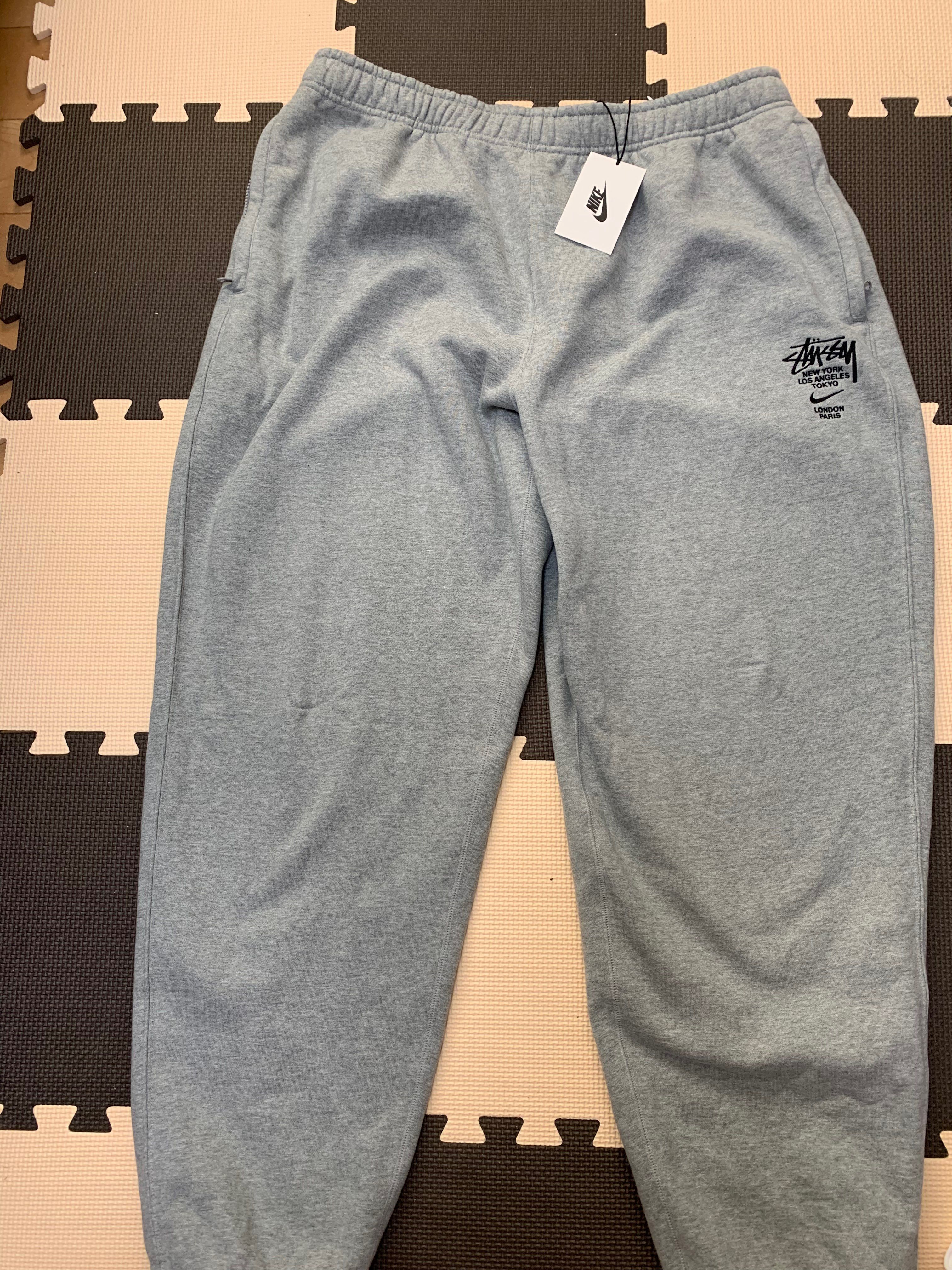 Nike x Stussy International Sweatpants (US Size) "Grey" DC4227-050