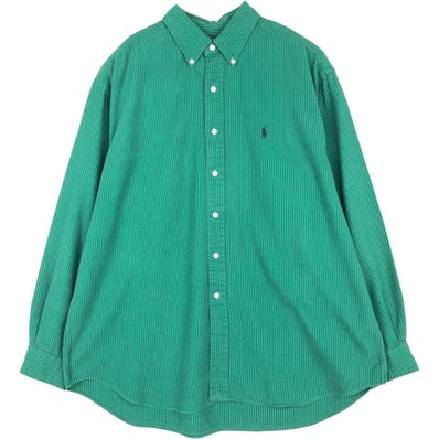古着 ラルフローレン Ralph Lauren BLAIRE 長袖 ボタンダウンストライプシャツ メンズXL相当/eaa676603