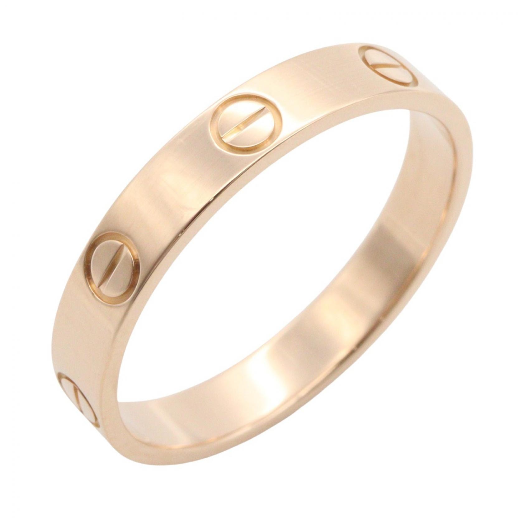 カルティエ CARTIER ミニラブリング リング・指輪 ジュエリー K18PG(ピンクゴールド) メンズ レディース ゴールド系 B4085200 【中古】