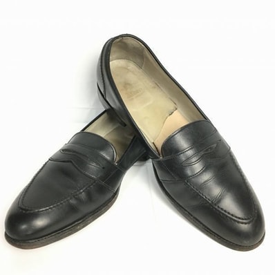 試着交換OK!ALDEN オールデン CULWELL&SON【12A/C 28.5-29.5】USA製Vintage/ コインローファー モカシン スリッポン シューズ〈黒/BLACK/men's 菅NO.WZD-69