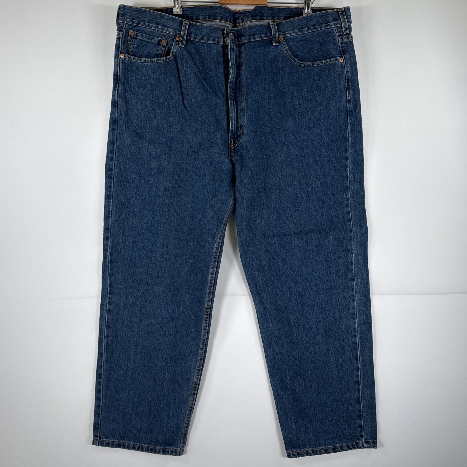 古着 リーバイス Levi's デニムパンツ 550 ジーパン テーパード 大きいサイズ ジップフライ ビッグサイズ w46 L30 ブルー メンズ