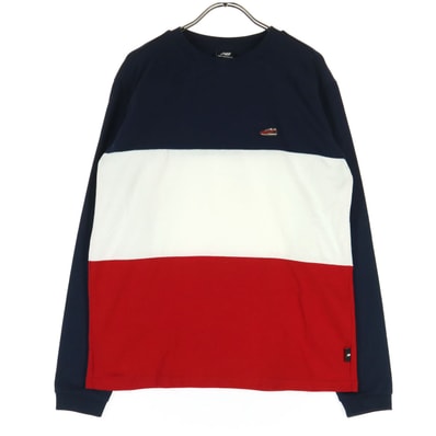 NEW BALANCE ニューバランス ワンポイント 長袖 Tシャツ S ネイビー ロンT