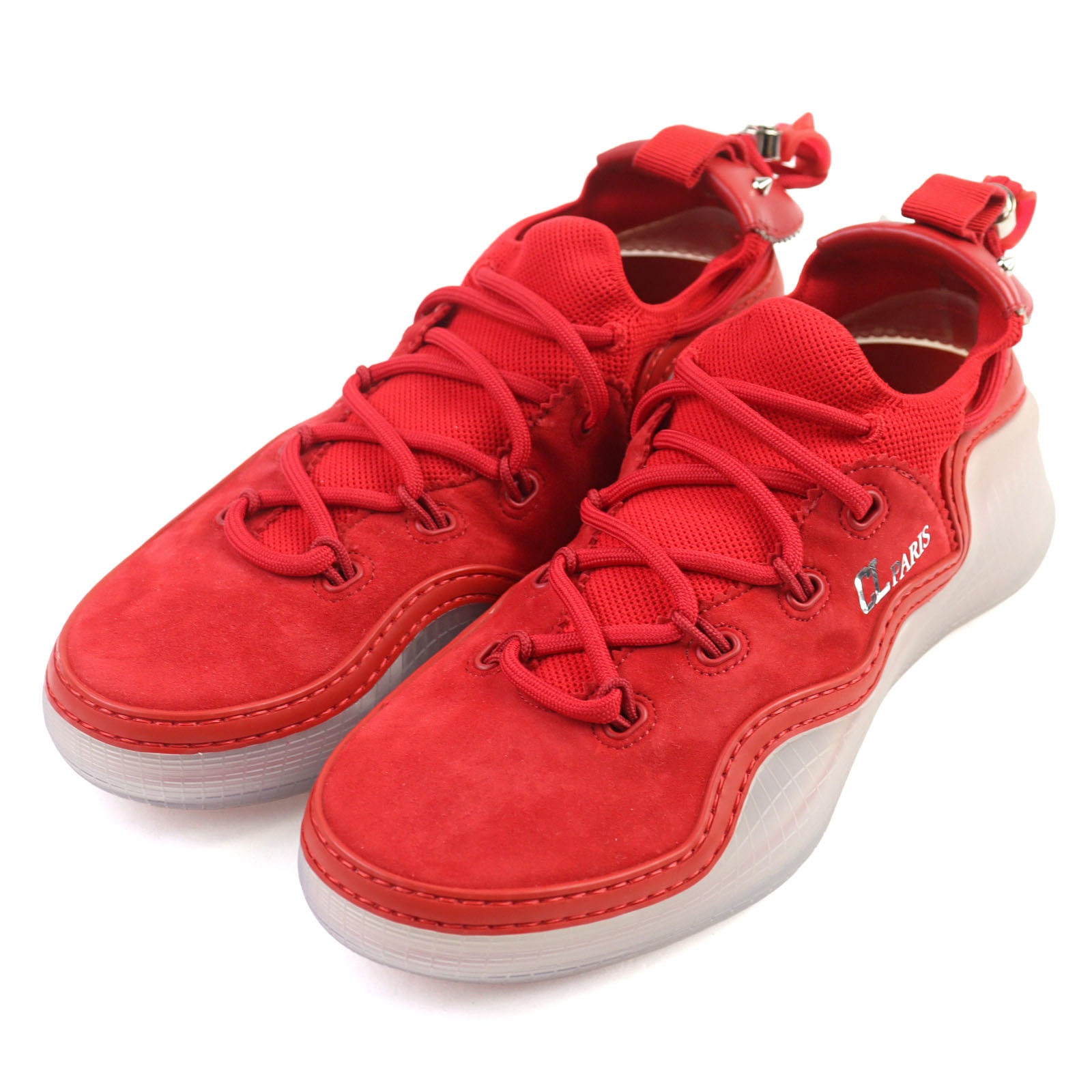 未使用品 クリスチャンルブタン スニーカー Arpoador 赤系 メンズ 42