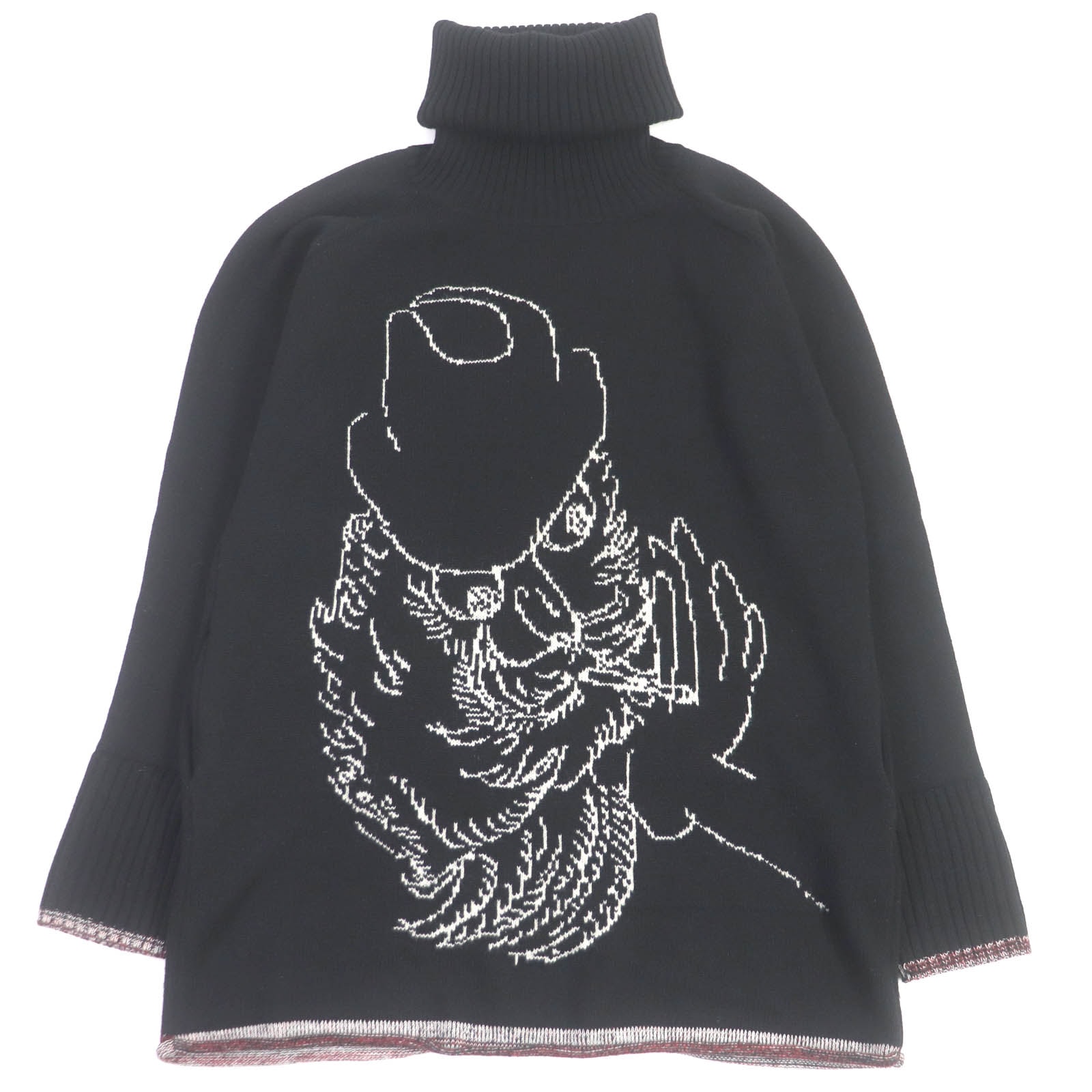 B (目立った傷や汚れなし)】美品 ヨウジヤマモト セーター ブラック