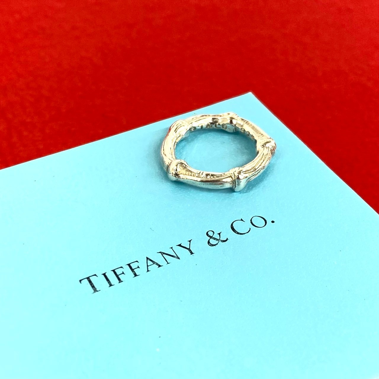 TIFFANY&Co. ティファニー バンブー リング シルバー925 リング・指輪 10号 シルバー
168-3