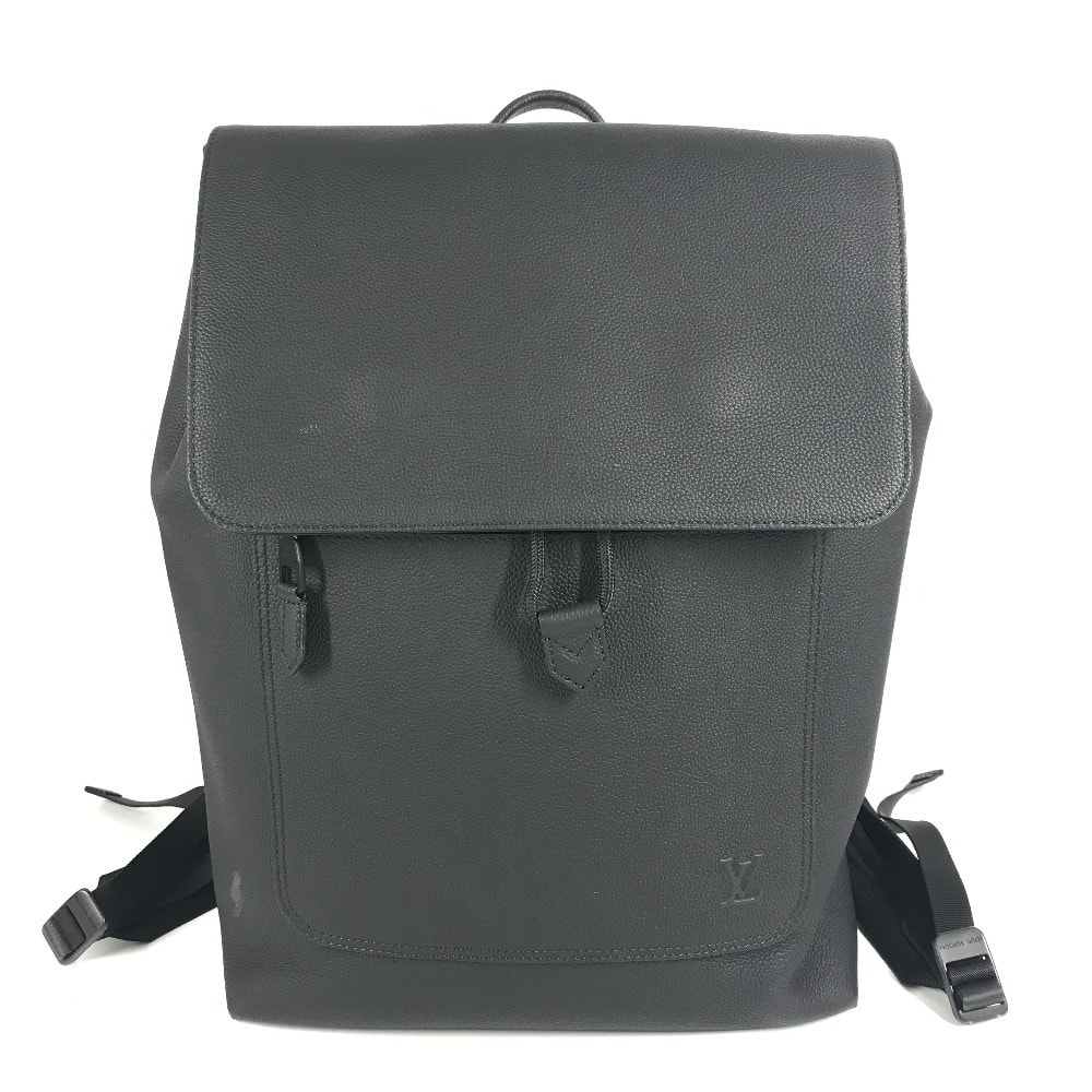 ルイヴィトン LOUIS VUITTON ファストライン バックパック M15262 LVアエログラム カバン フラップ リュックサック ノワール ブラック