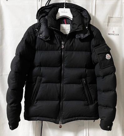 MONCLER Montgenevre Flannel Hooded Down Jacket "Black"