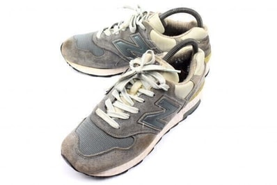 USA製★new balance★M1400【24.0/レディース/グレー】ローカットスニーカー/スエード×メッシュ×レザー/ニューバランス◆J-189