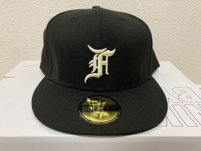 NEW ERA FEAR OF GOD ESSENTIALS 59FIFTY F LOGO Under Visor "Black"