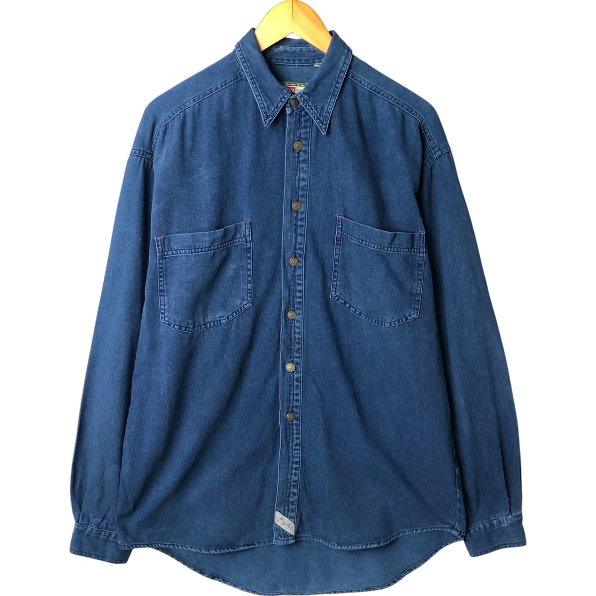 古着 リーバイス Levi's 長袖 デニムシャツ メンズXL相当 ヴィンテージ/eaa531046