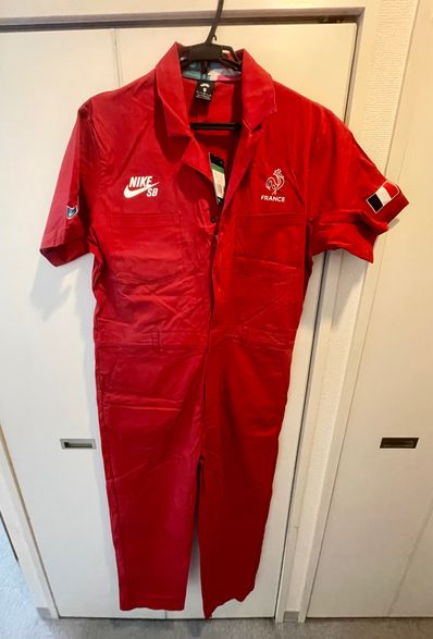 Nike SB Parra France Kit Men's Skateboard Coverall "Red"