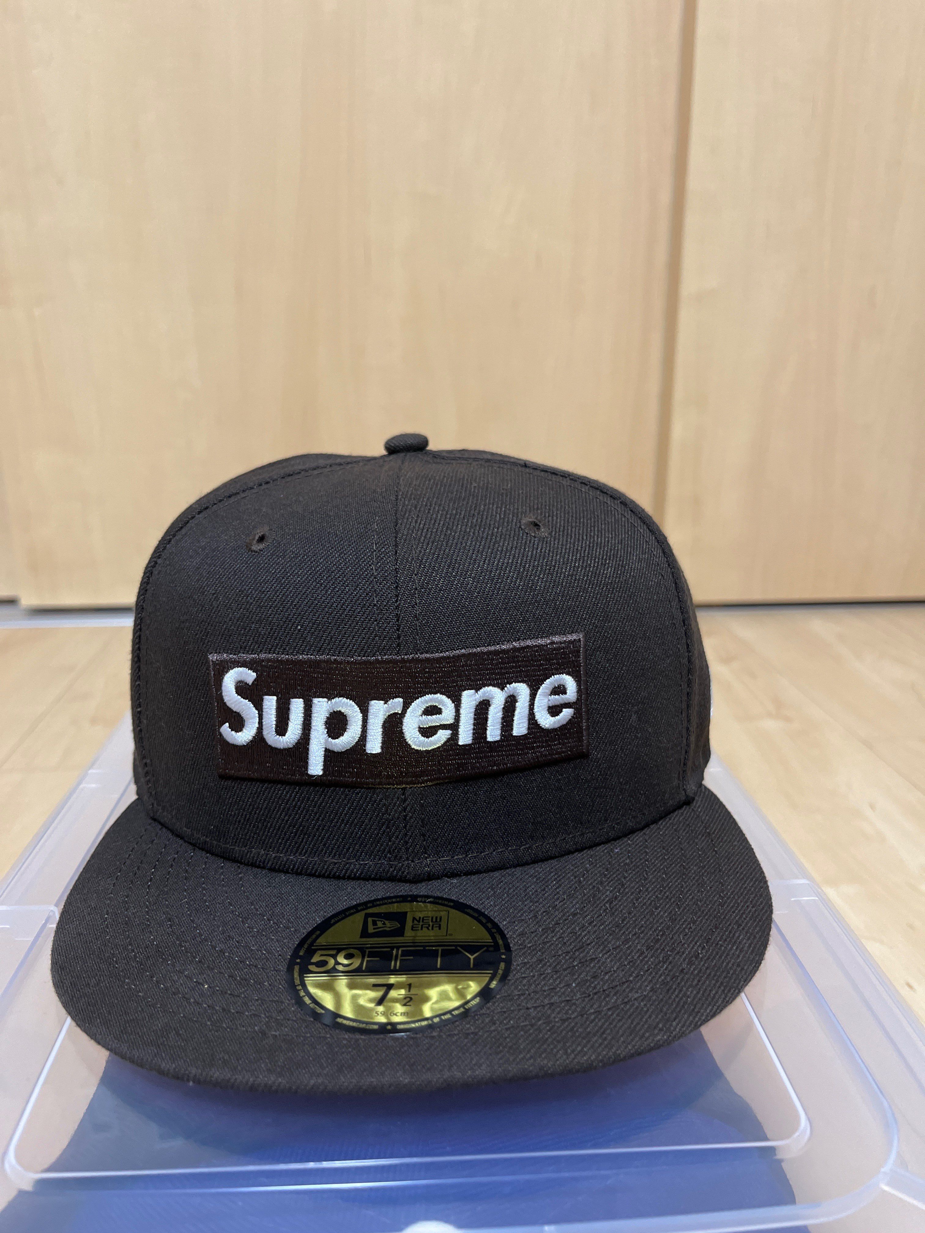 Supreme No Comp Box Logo New Era "Brown"